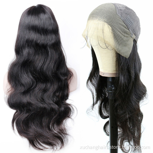 Peruvian hair wigs human hair body wave transparent HD frontal lace wig 13*6 lace front wigs human hair pre plucked